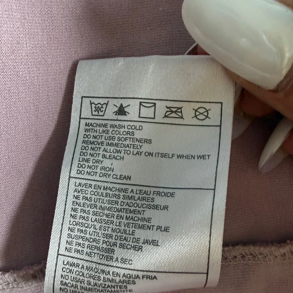 Nike Tennis Dress Womens L Mauve Pink Dri-FIT Racerback Sleeveless Activewear